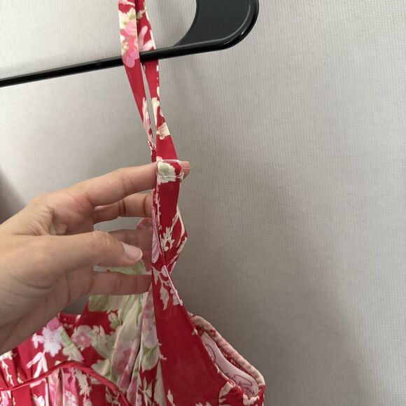 Oscar De La Renta VGT Pink Label Set Medium Satin Floral Robe And Nightgown - Picture 4 of 16